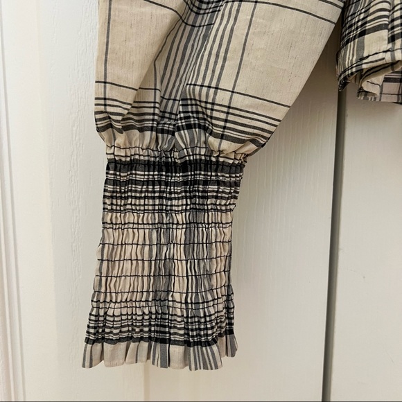 Zara Check Stretch top - Picture 4 of 11